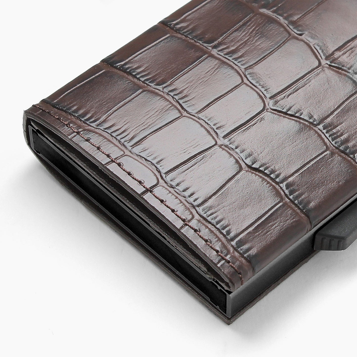 Porte-cartes automatique CASCADE SLIM | Croco