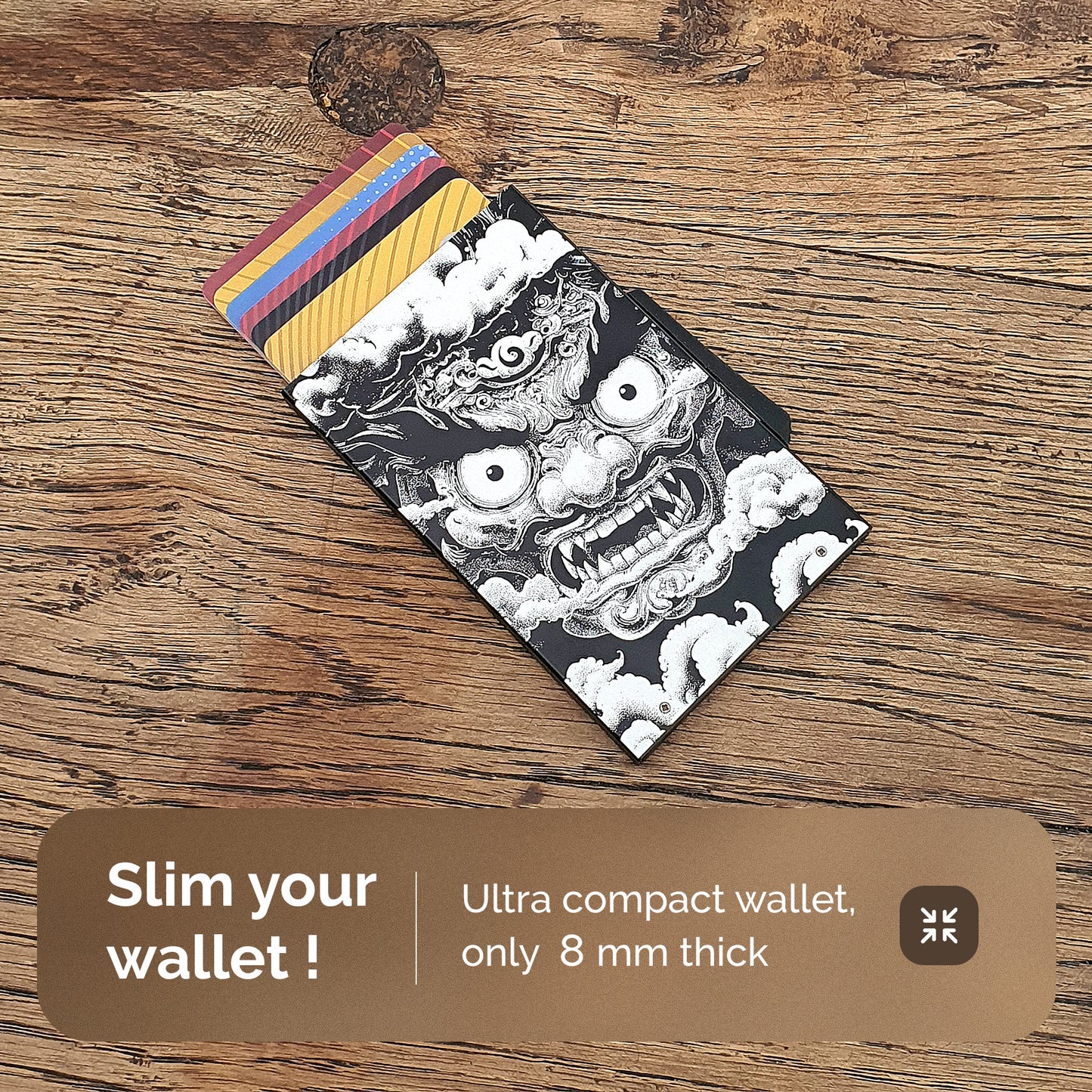 Automatischer Kartenhalter | Demon Tattoo