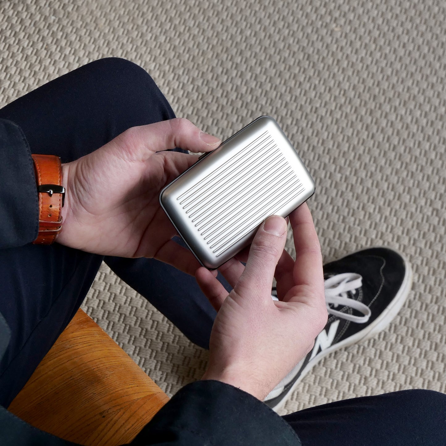 Kartenetui STOCKHOLM Premium | Silver