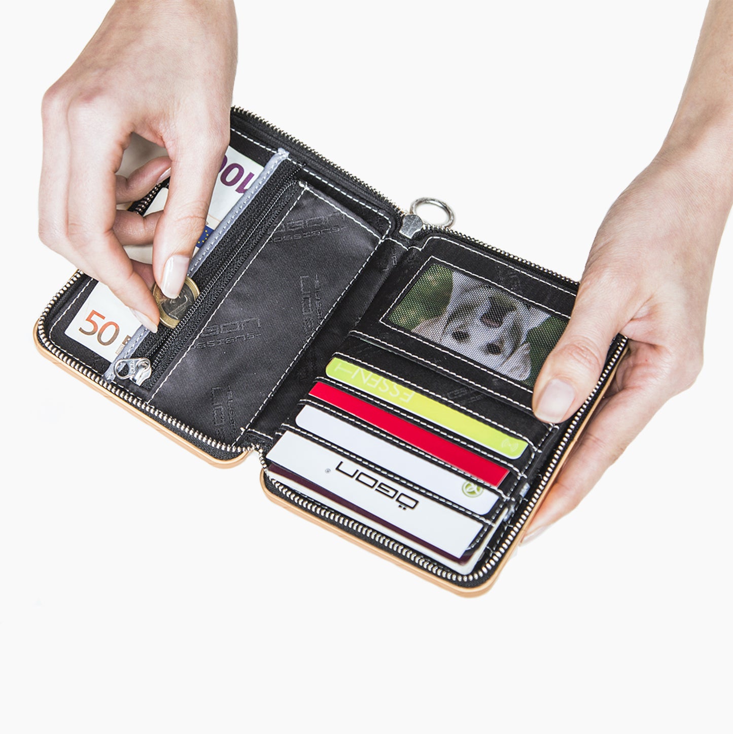 Wallet HELSINKI Large | Rose Gold