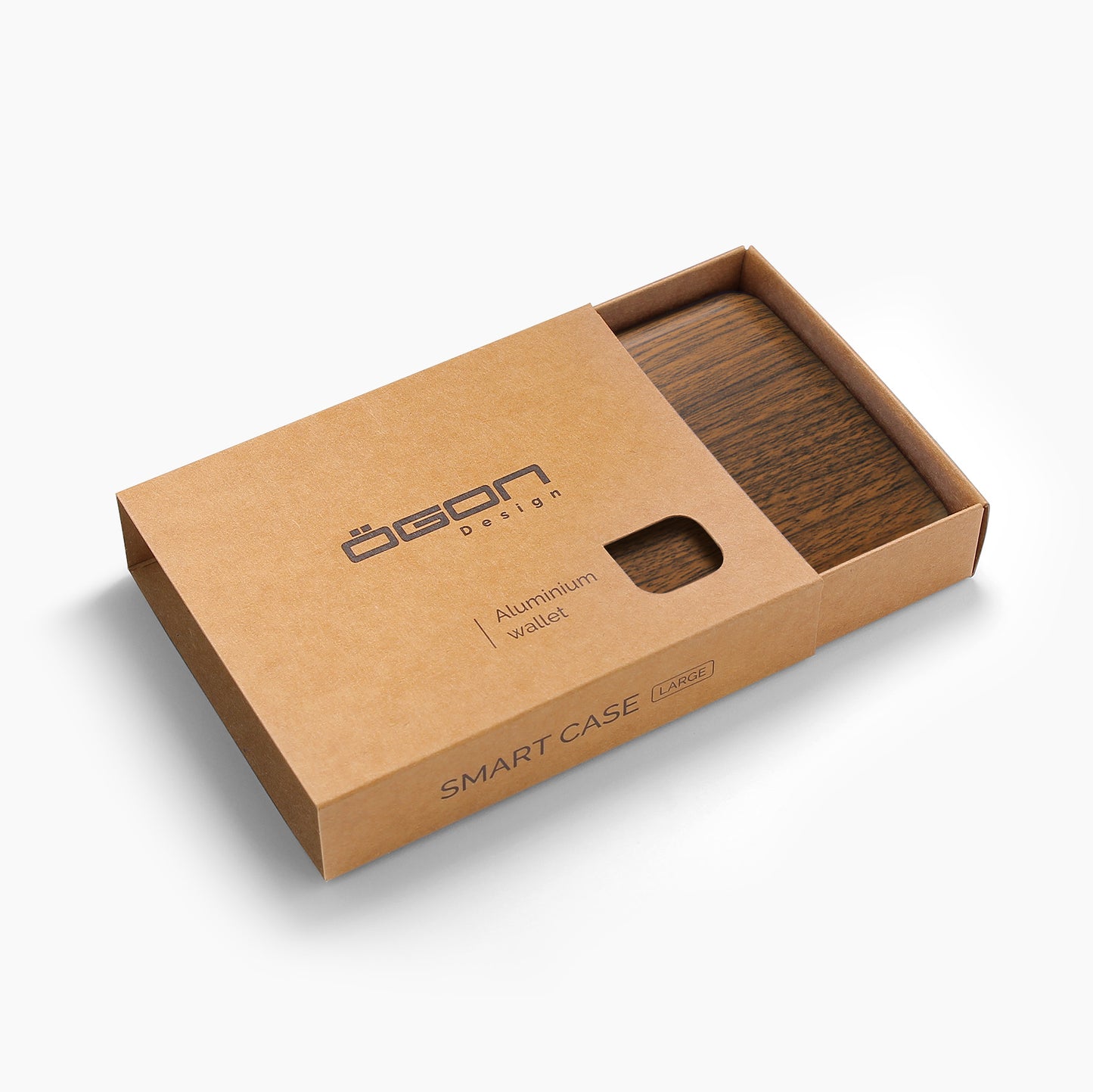 Carteira OSLO LARGE | Imitação de Madeira Sequoia