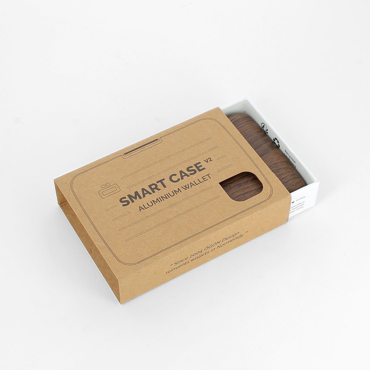 SMART CASE V2 | Imitação de Madeira Sequoia