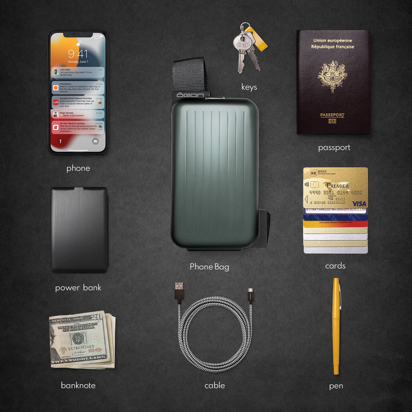 PHONE BAG | Platinium