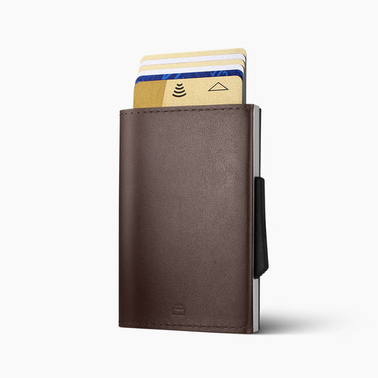 Porte-cartes automatique CASCADE SLIM | Brown