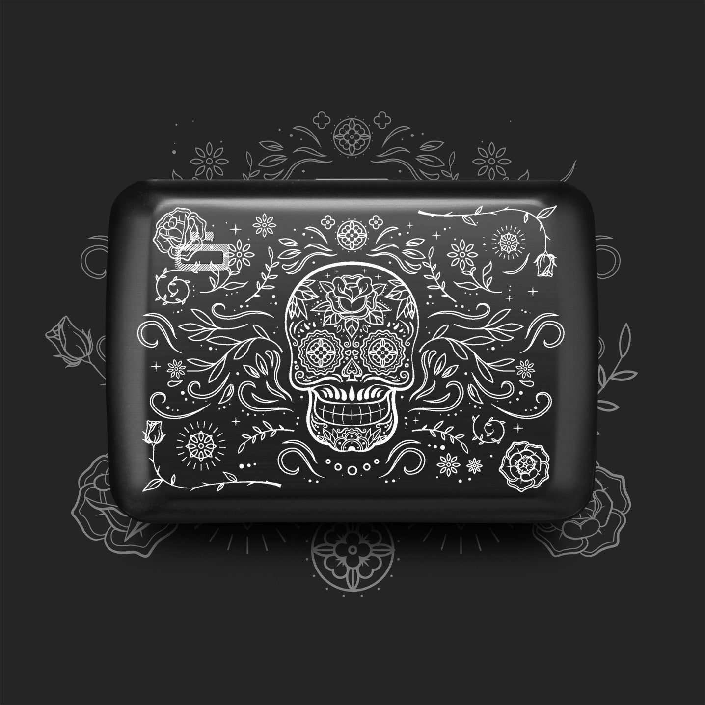 gravure motif tête de mort