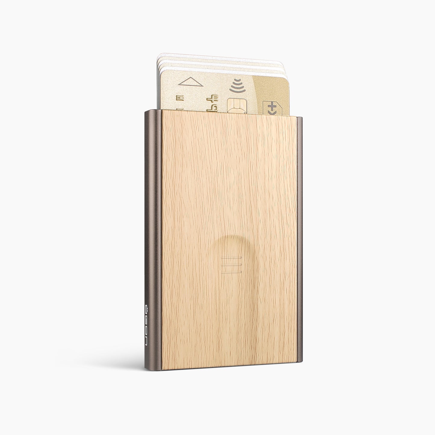 Automatischer Kartenhalter SLIDER | Bamboo Effekt