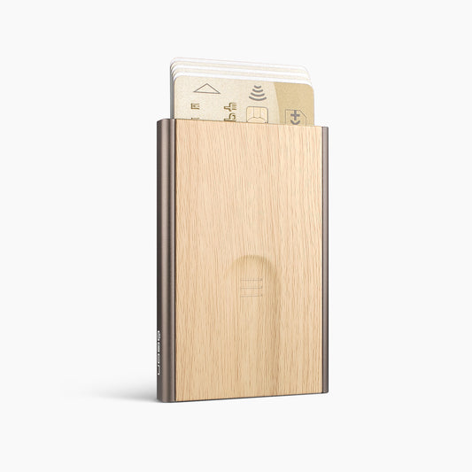 Porte-cartes automatique SLIDER | Effet Bambou