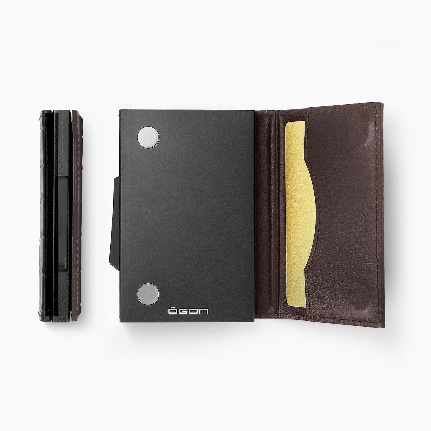 Porte-cartes automatique CASCADE SLIM | Croco