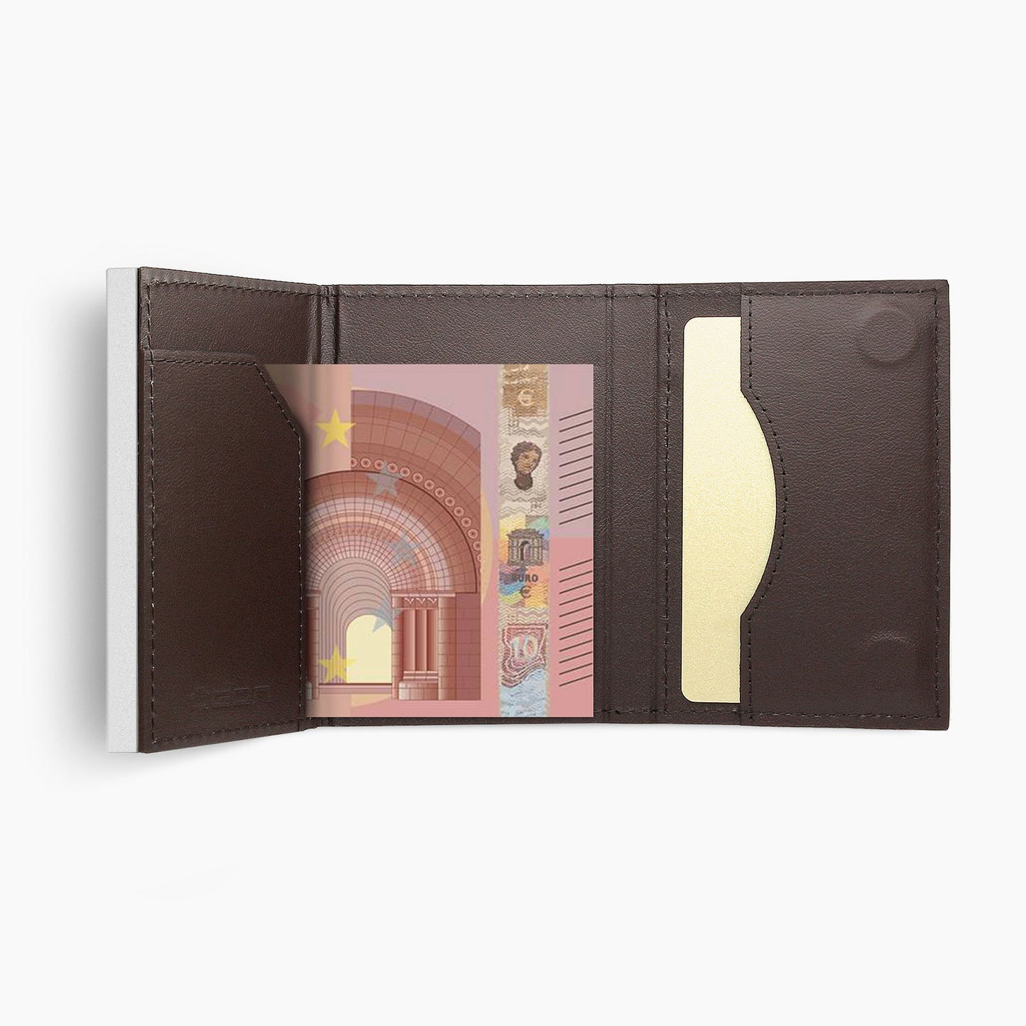 Porte-cartes automatique CASCADE SLIM | Brown