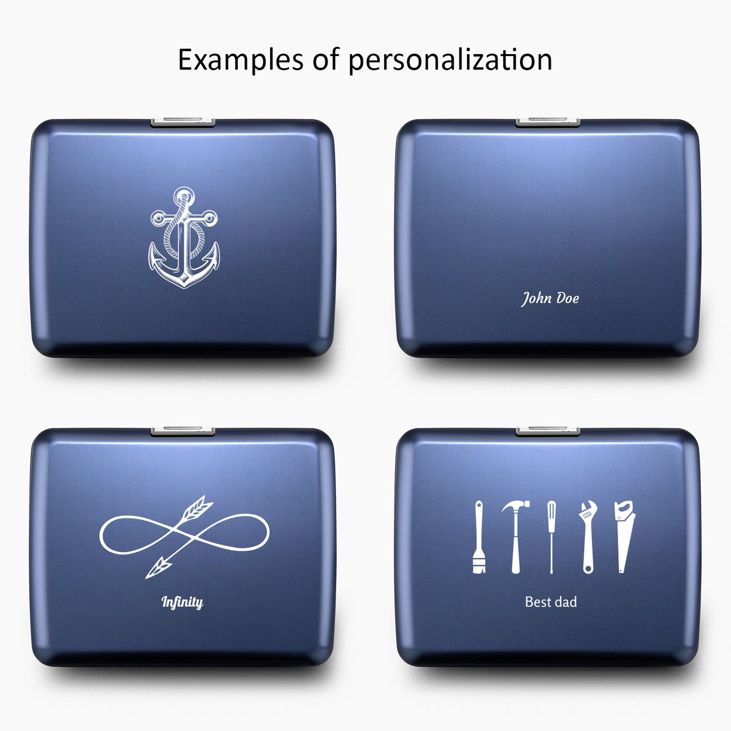 SMART CASE V2 LARGE | Navy blue personalizado