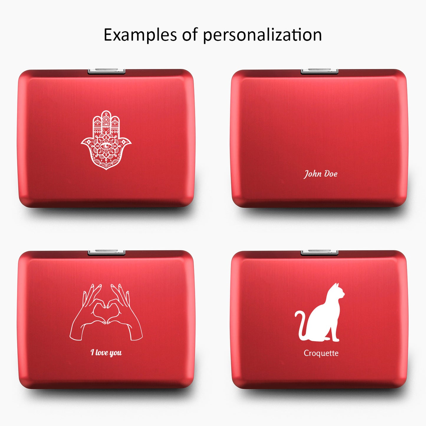 SMART CASE V2 LARGE | Red personalized