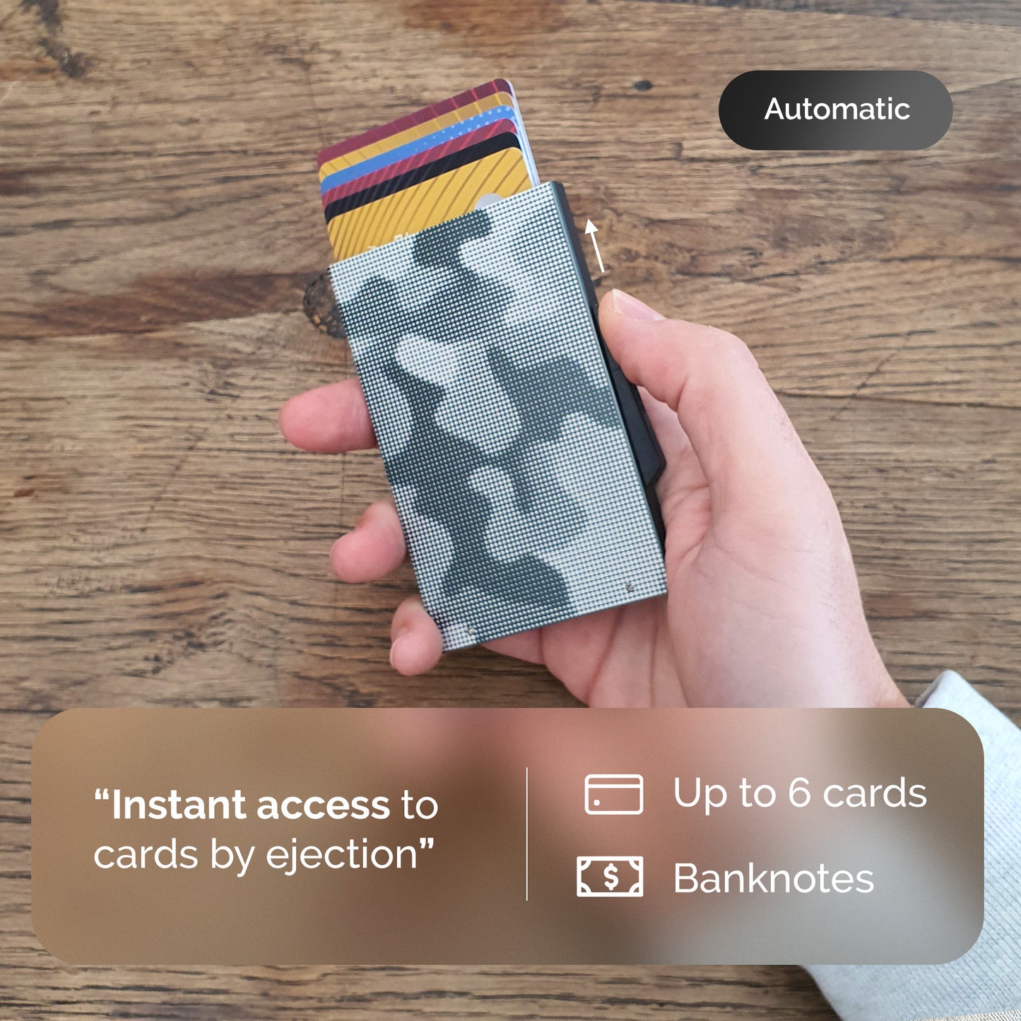 Porte-cartes automatique | Camo