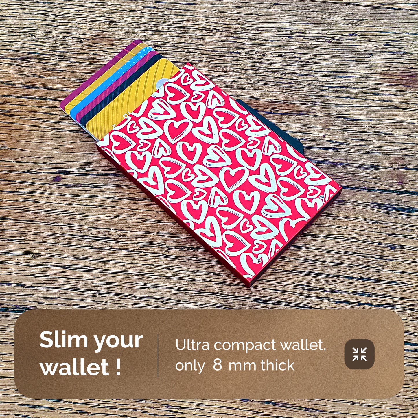 Porte-cartes automatique | Love Tag