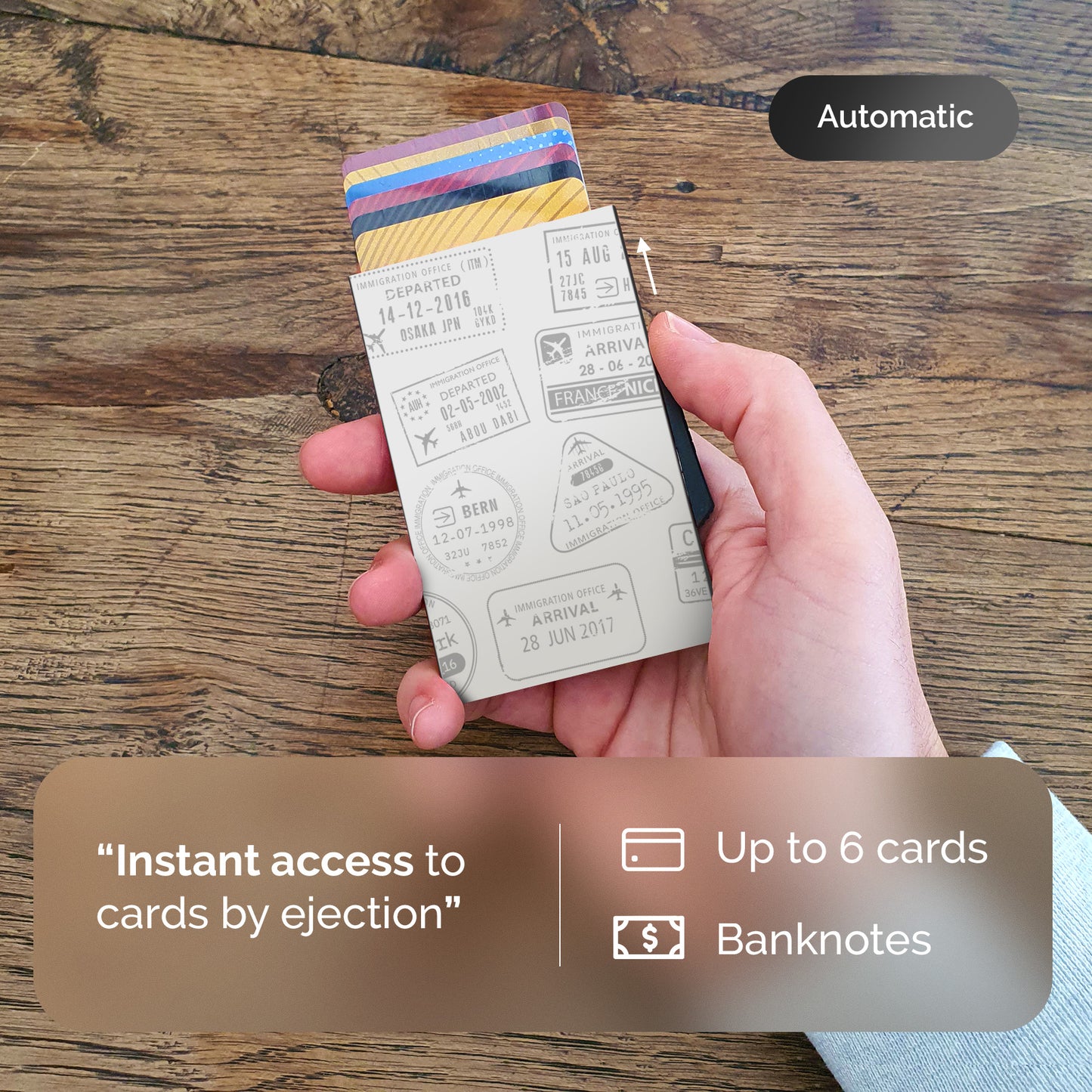 Automatischer Kartenhalter | Travel