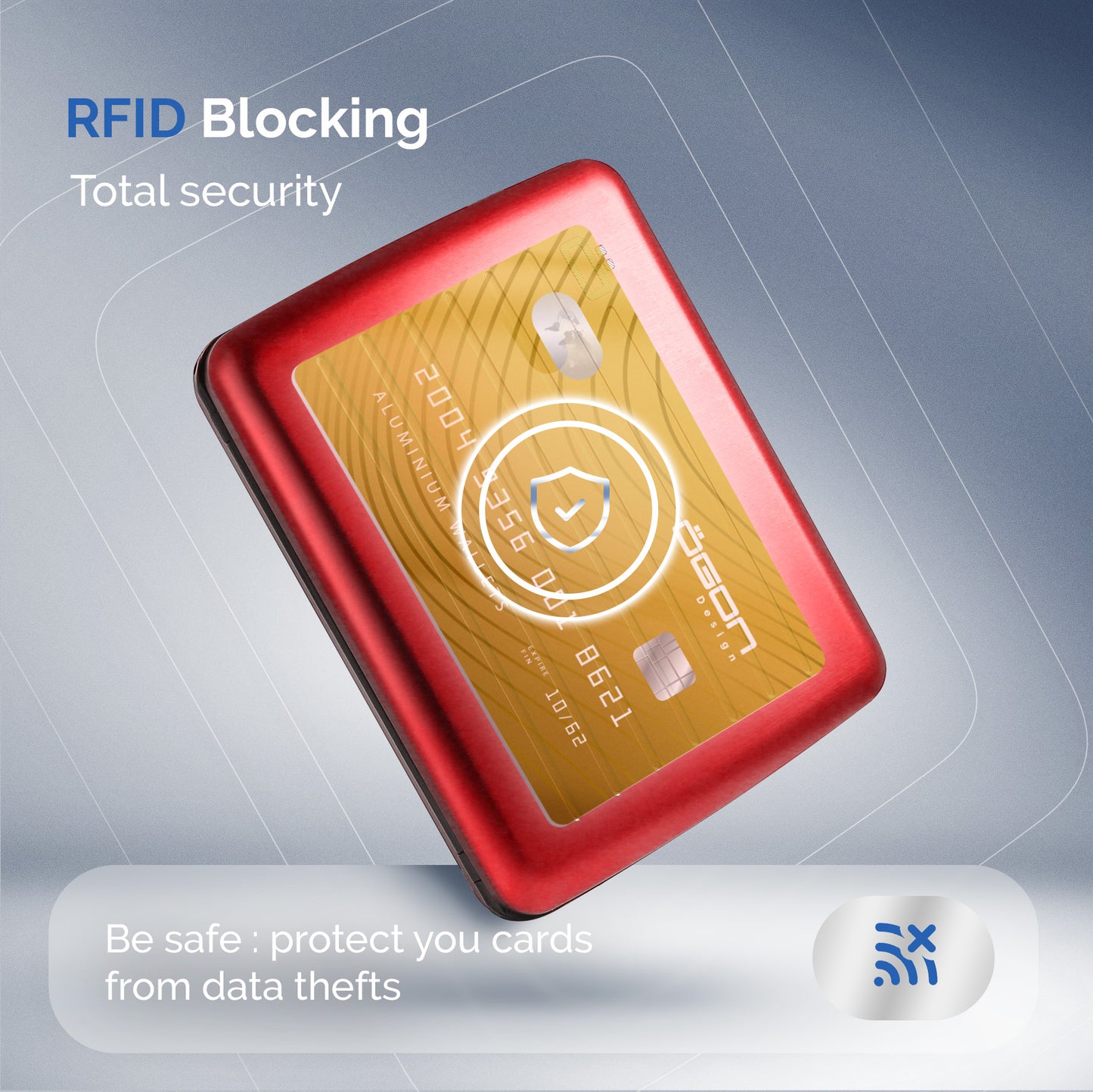 Portefeuille OSLO LARGE | Bandana Red