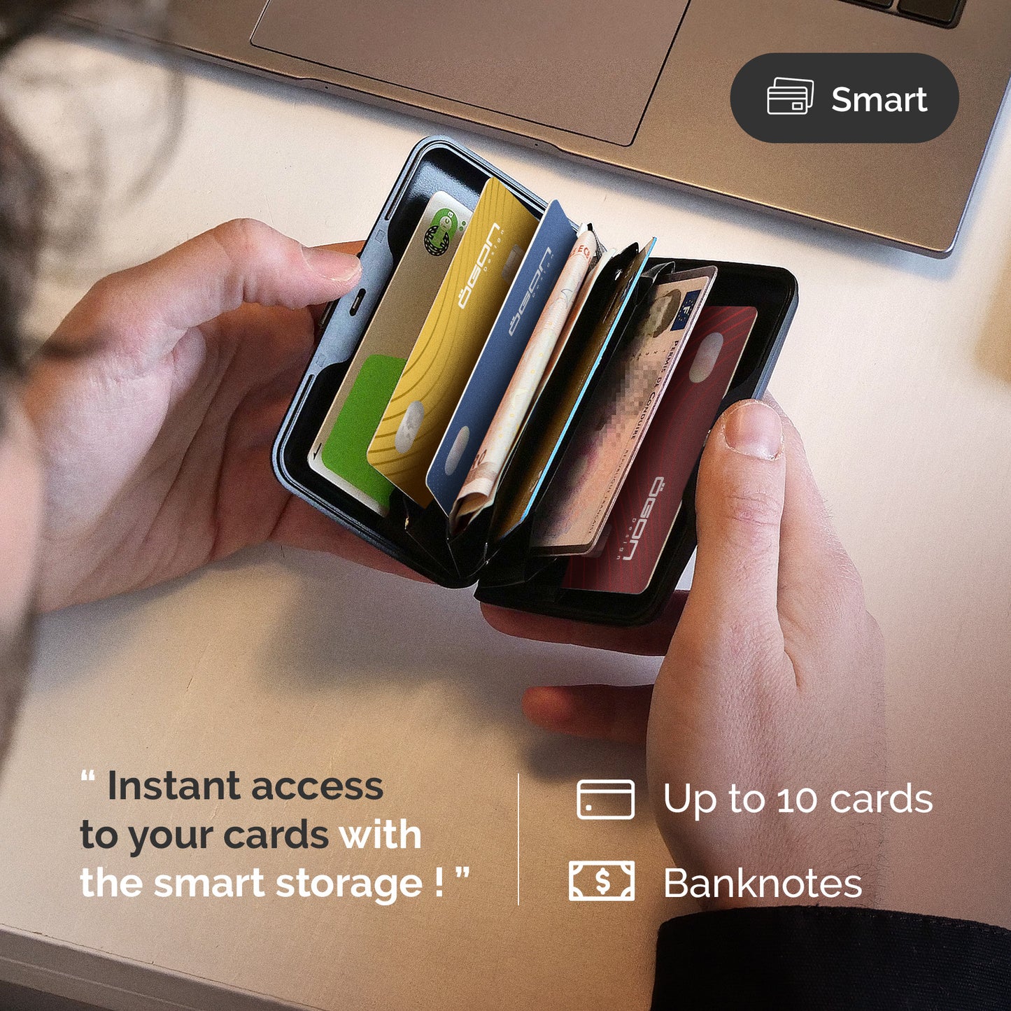 Tarjetero STOCKHOLM Premium | Bandana Purple