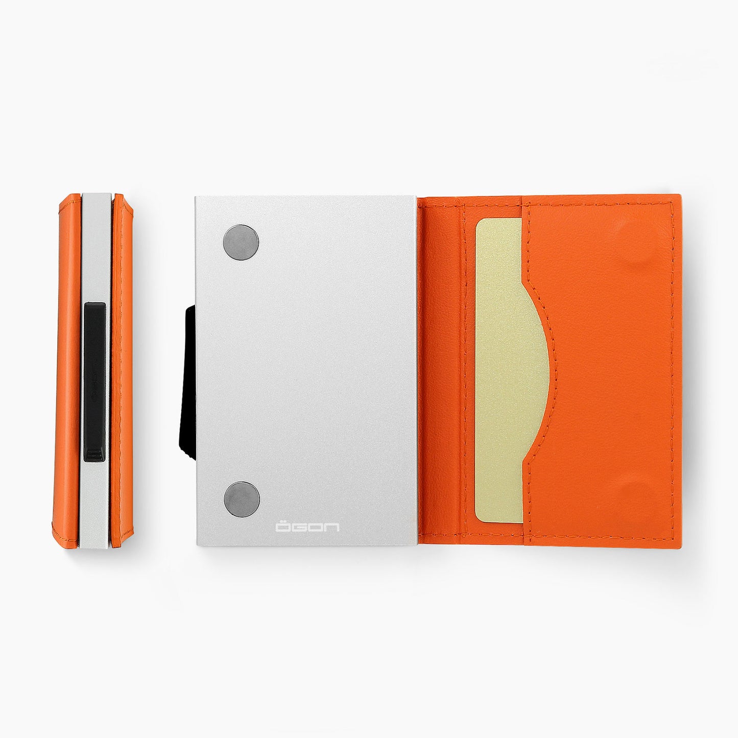 Automatic wallet CASCADE SLIM | Orange