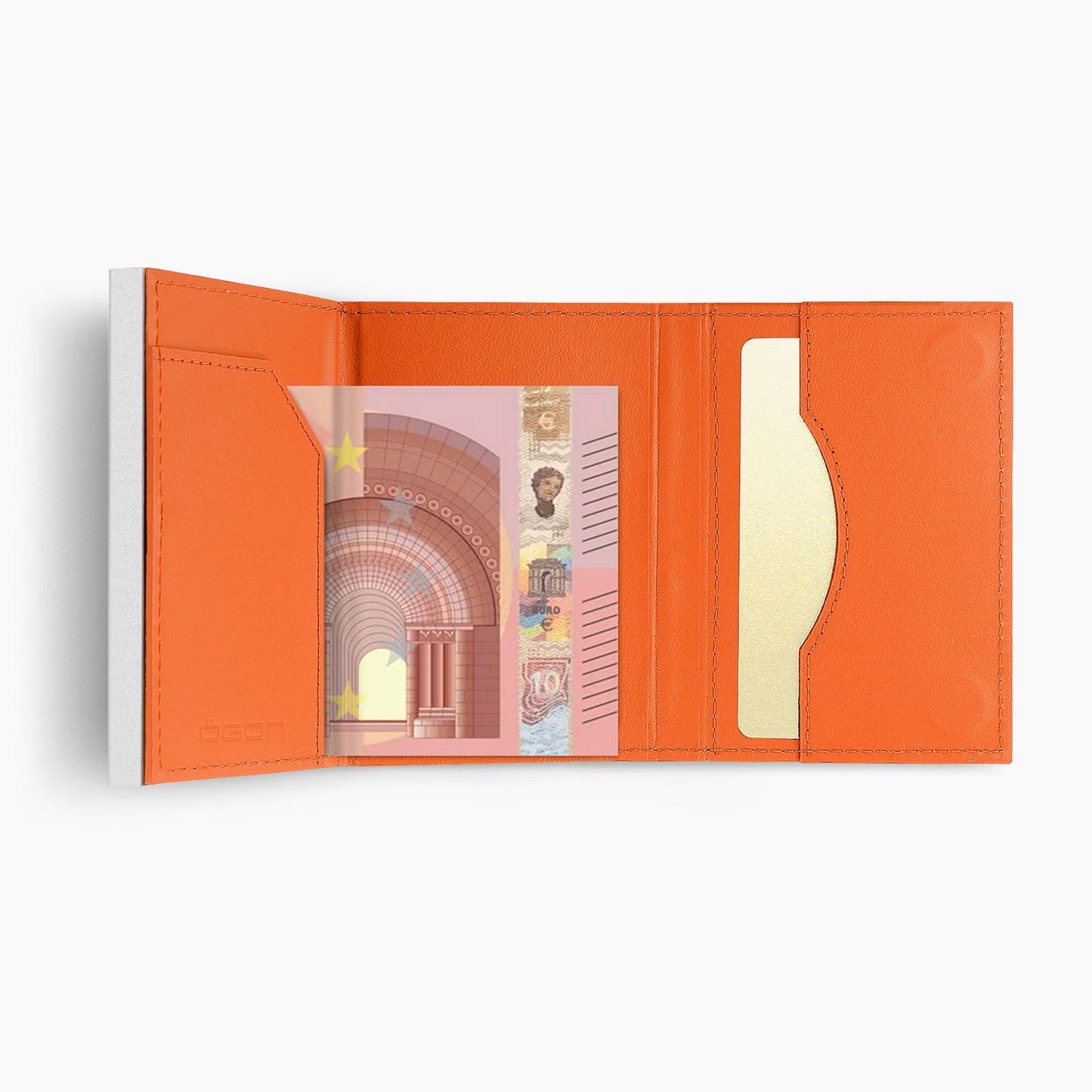 Automatic wallet CASCADE SLIM | Orange