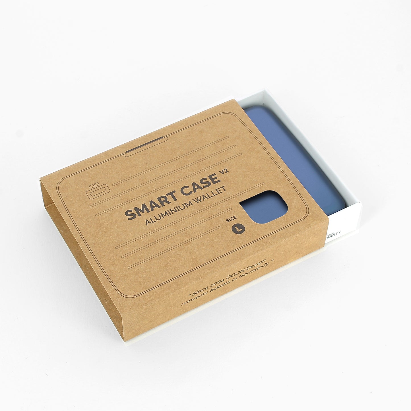 SMART CASE V2 LARGE | Navy blue personalizzato