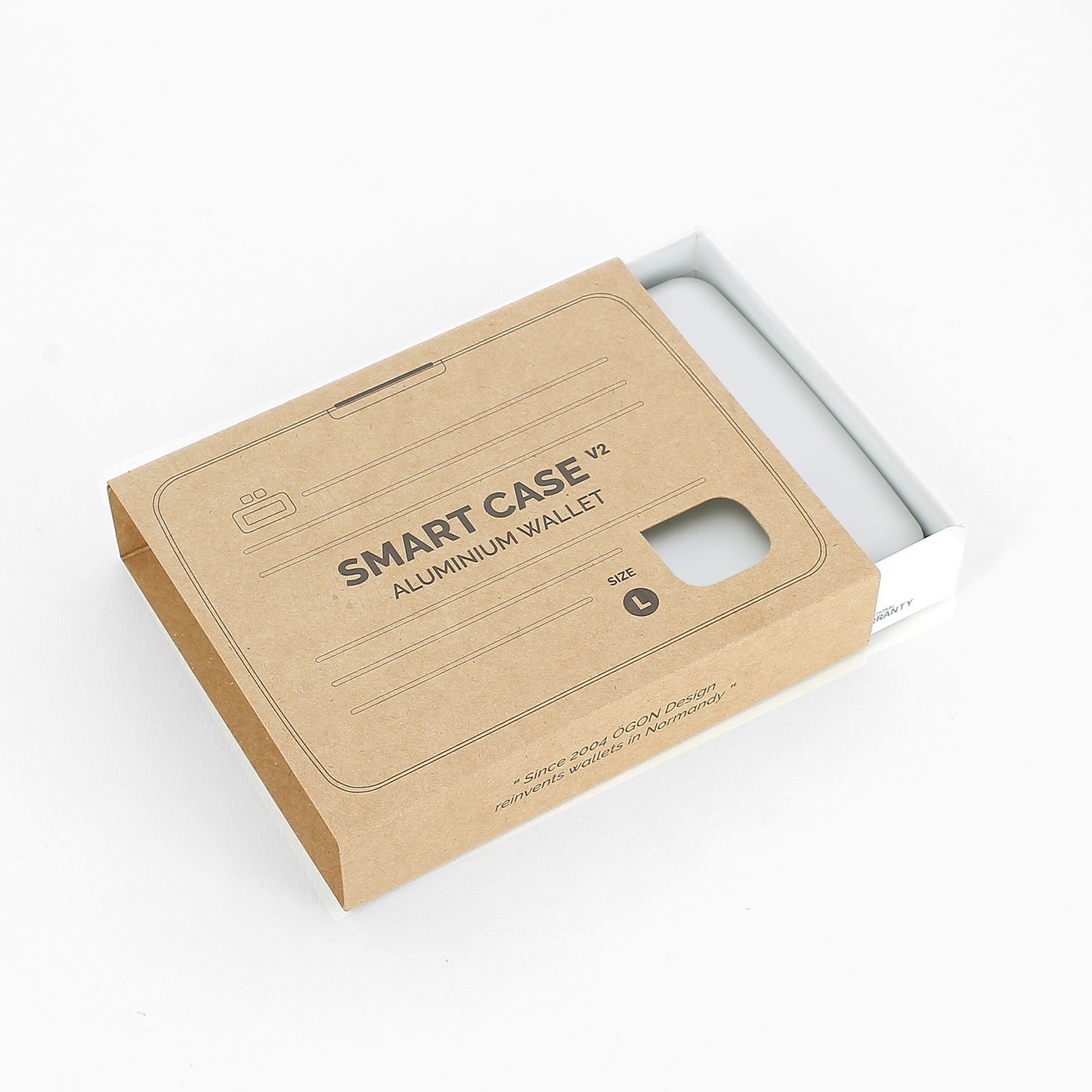 SMART CASE V2 LARGE | Silver personalizado