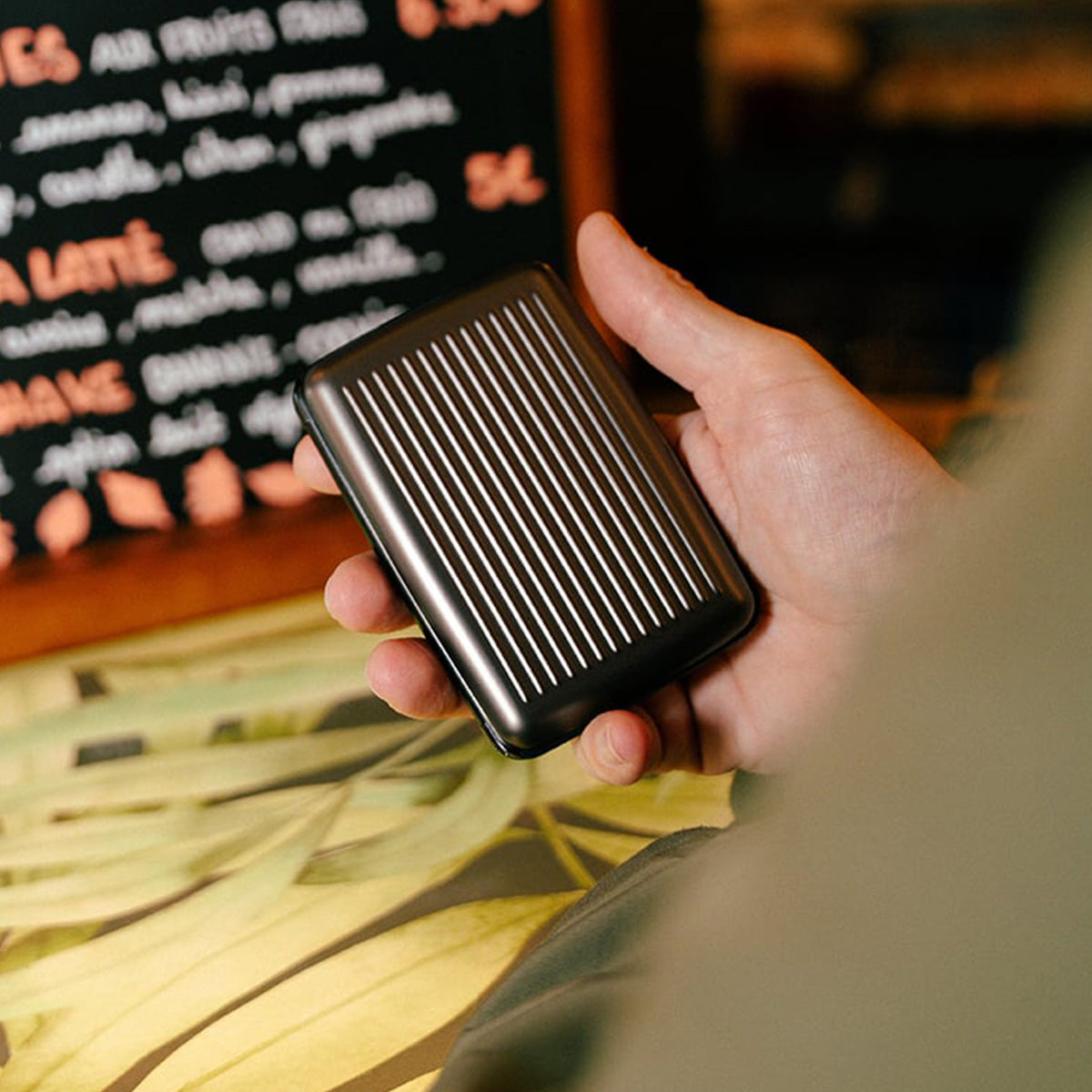 Kartenetui STOCKHOLM Premium | Titanium