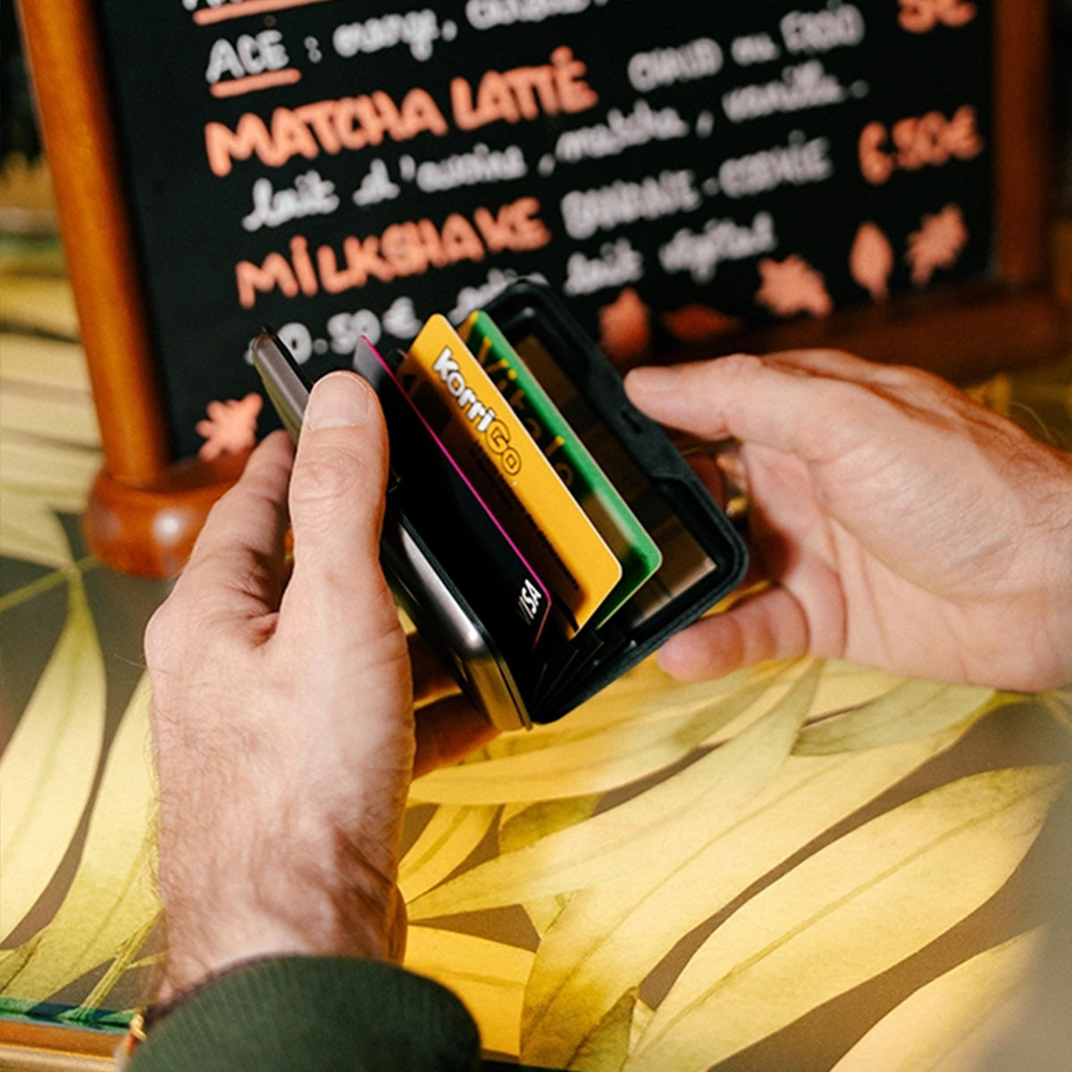 Kartenetui STOCKHOLM Premium | Titanium